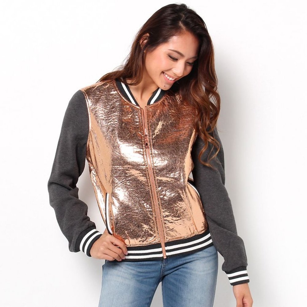 GUESS Foiled Bomber Jacket